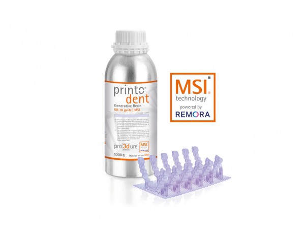 Pro3Dure printodent GR-10 guide | MSI: resina certificata per stampa 3D di dime chirurgiche