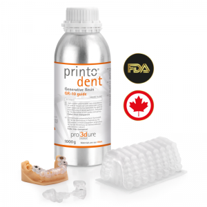Pro3Dure printodent GR-10 guide: certified 3D printing resin for surgical guides