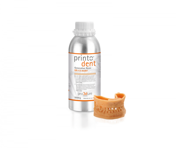 Pro3Dure printodent GR-13 model series: resina per stampa 3D di modelli dentali ed ortodontici