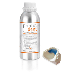 Pro3Dure printodent GR-13.3 model release: separating effect 3D printing resin