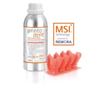Pro3Dure printodent GR-14.3 denture HI MSI: high performing, antibacterial dental 3D printing resin