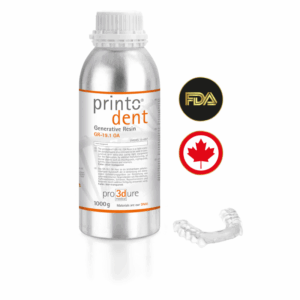 Pro3Dure printodent GR-19.1 OA | OA MSI: 3D printing resin for orthodontic splints